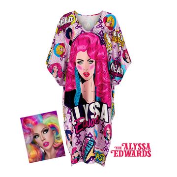 The Official Alyssa Edwards caftan is an eye popping, death dropping, work of art. 