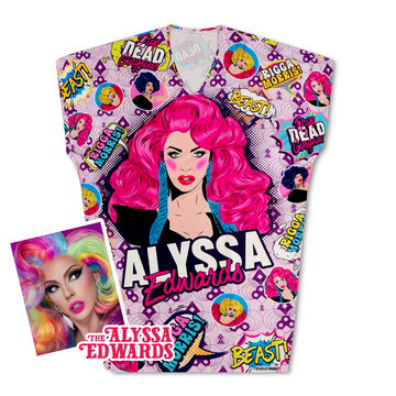 The Official Alyssa Edwards caftan is an eye popping, death dropping, work of art. 