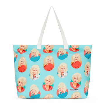 Our Dolly inspired extra large tote bag