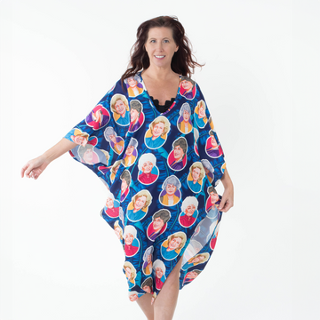 Dorothy, Blanche, Rose and Sophia on our Golden Girls inspired Caftan. 