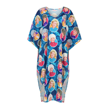 Dorothy, Blanche, Rose and Sophia on our Golden Girls inspired Caftan. 